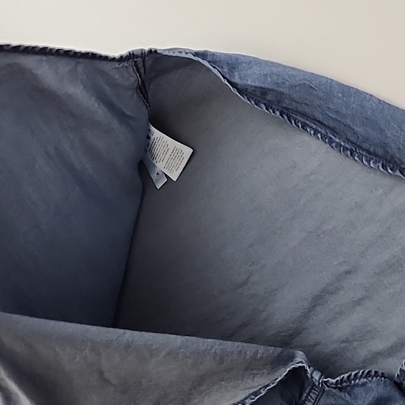 2016 Denim By Parasuco Button Up Jean Shirt Dress  Long Sleeve Size Medium - Picture 9 of 12